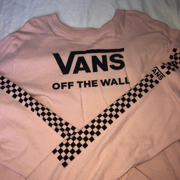 Vans Tops - Pink Vans Long Sleeve